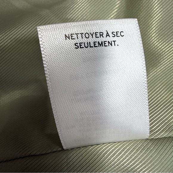 Something Navy Olive Acorn Wool Blend Double-Breasted Overcoat | Nordstrom Med - Picture 6 of 11